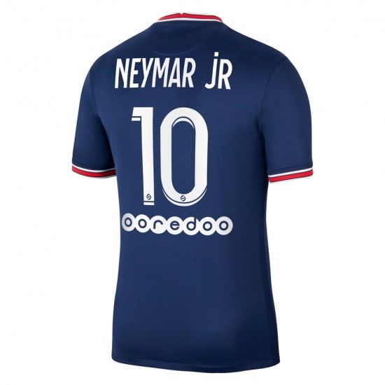 Camisola Paris Saint-Germain Neymar Jr 10 Equipamento Primeiro 2021-2022 Manga Curta